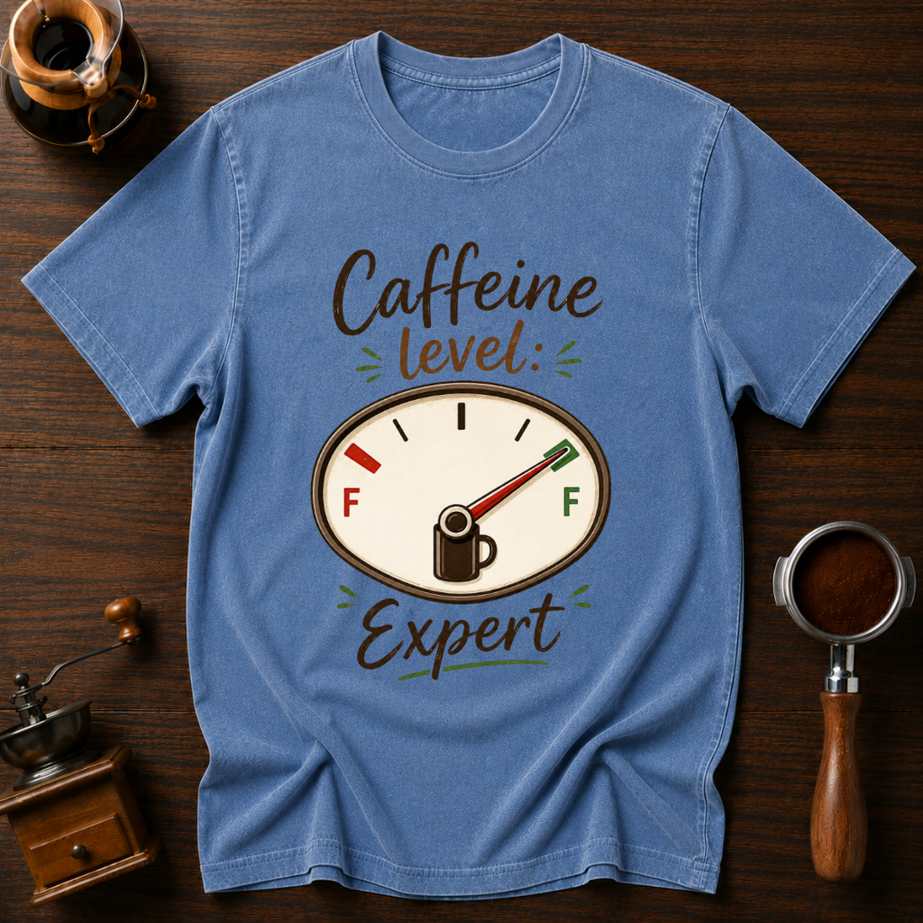 Coffee Level Expert Dyed T-shirt
