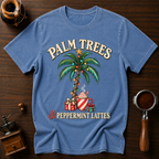 Palm Trees & Peppermint Lattes Dyed T-shirt