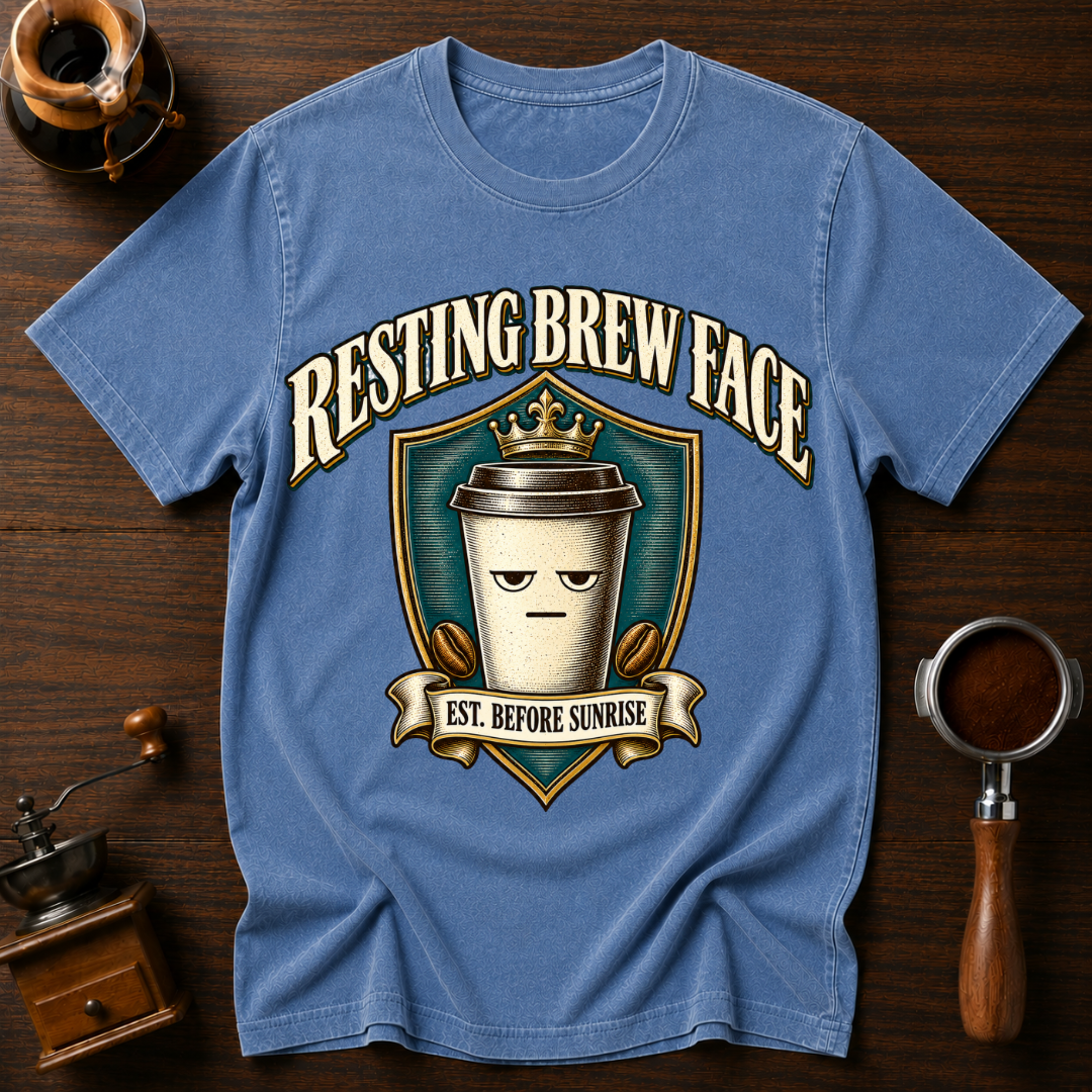 Resting Brew Face Est Before Sunrise Dyed T-shirt