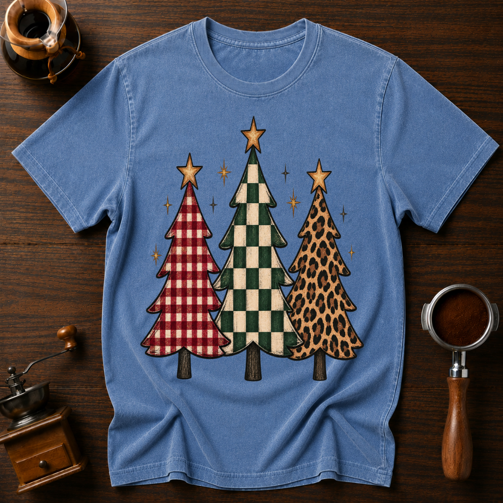 Multi Style Fabric Tree Dyed T-shirt