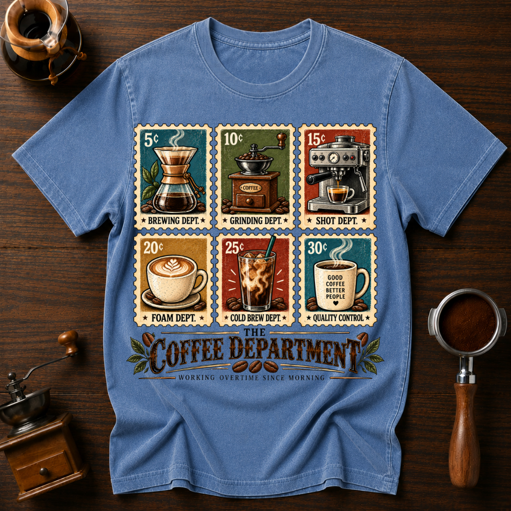 The Coffee Department-Dyed T-shirt