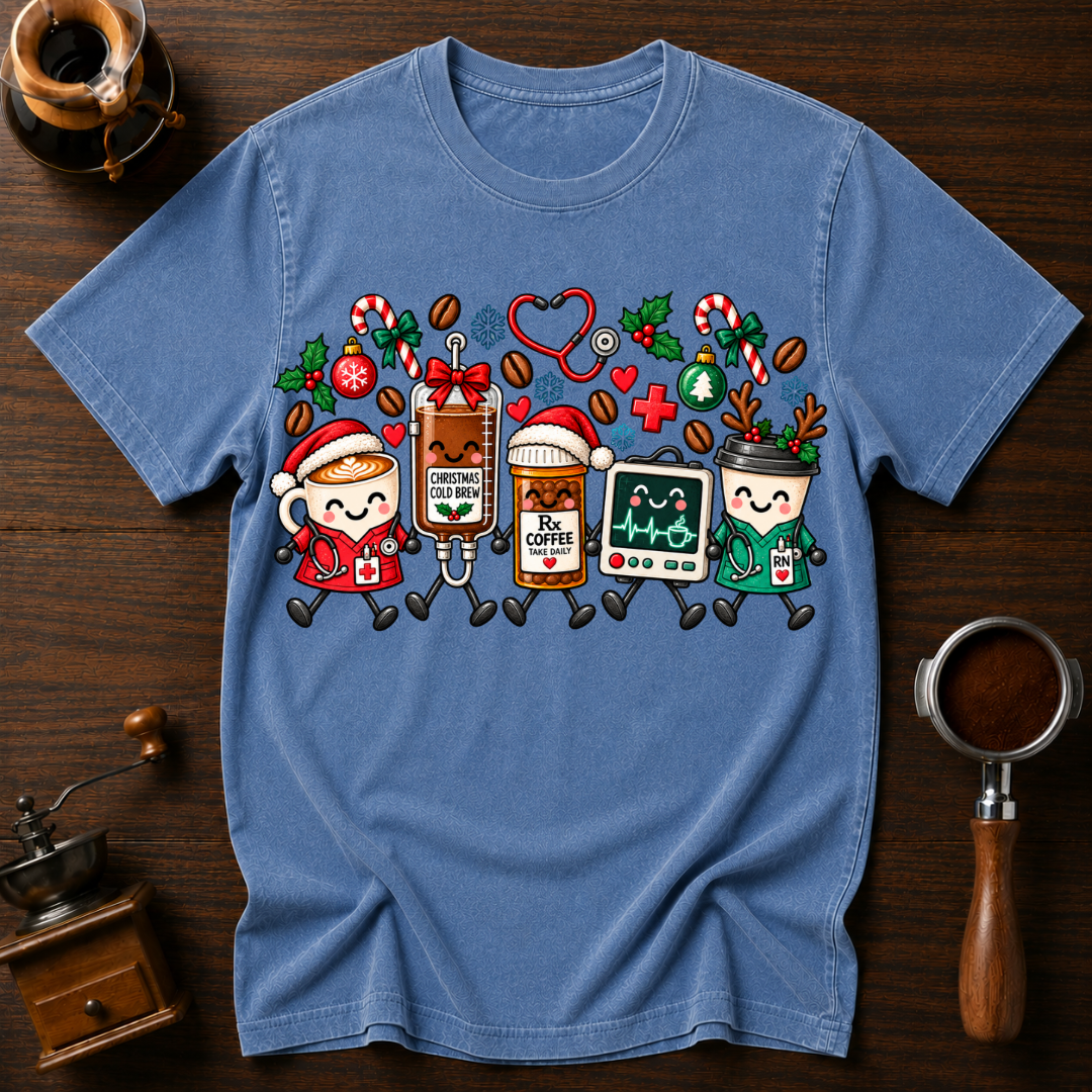 Critical Caffeine Care Crew Dyed T-shirt