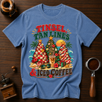 Tinsel Tan Lines & Iced Coffee Dyed T-shirt