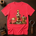 Christmas Coffee Mug Tree Dyed T-shirt