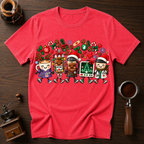 Coffee Care & Christmas Cheer Dyed T-shirt