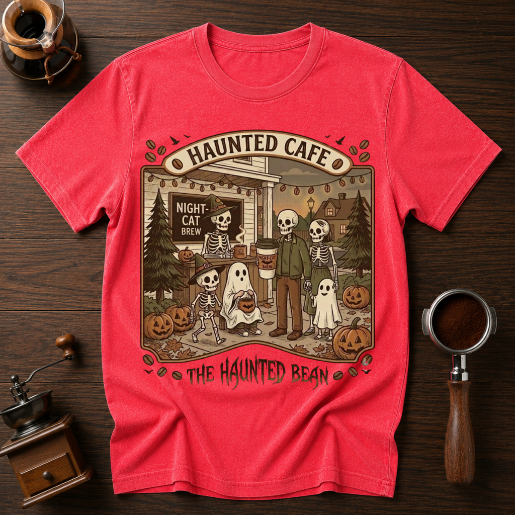 The Haunted Bean Cafe Dyed T-shirt