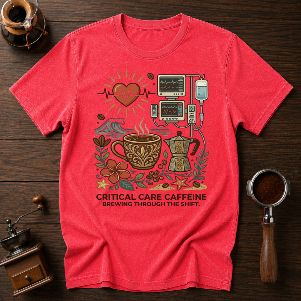 Critical Care Caffeine Dyed T-shirt