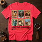 Running On Coffee & Questionable Decisions Dyed T-shirt