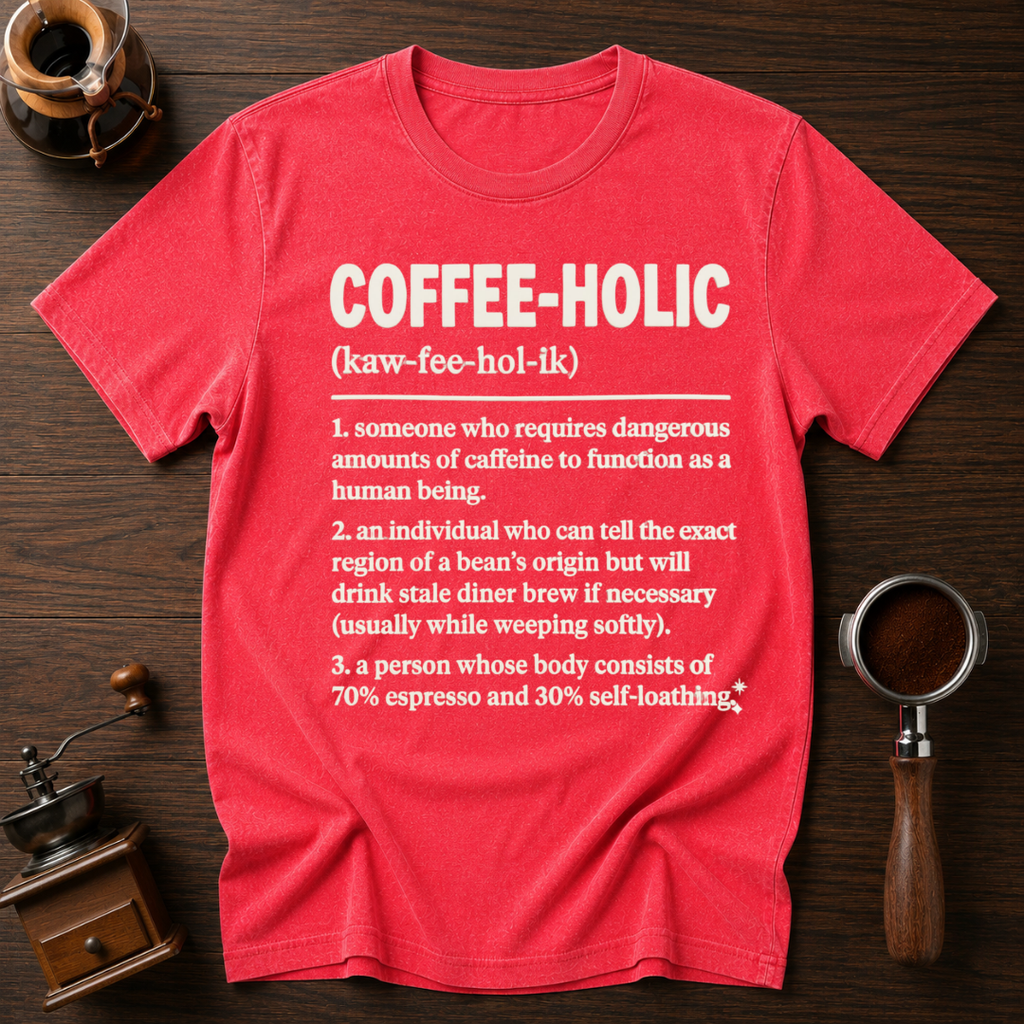 Coffee-Holic Dyed T-shirt