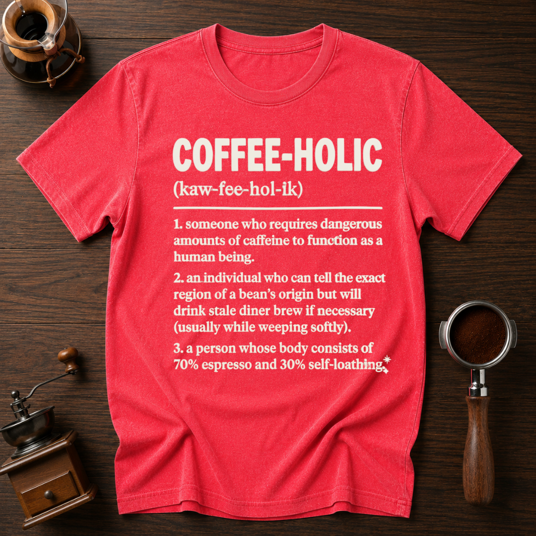 Coffee-Holic Dyed T-shirt