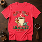 Sleigh Bells Seashells & Coffee Dyed T-shirt