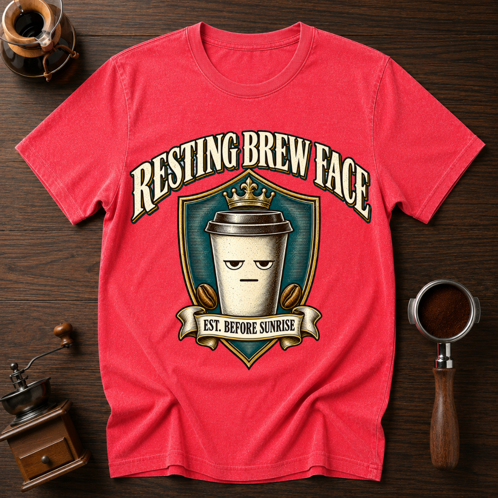 Resting Brew Face Est Before Sunrise Dyed T-shirt