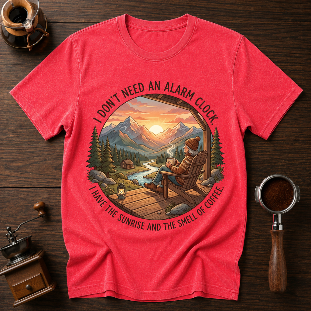 I Don't Need an Alarm Clock Dyed T-shirt