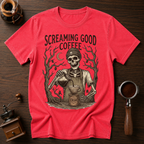 Screaming Good Coffee Dyed T-shirt
