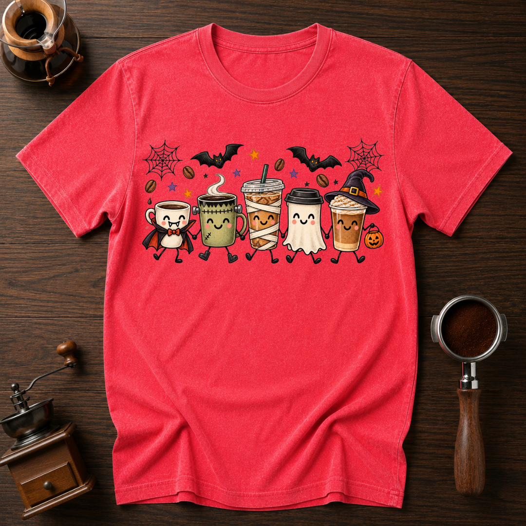 Halloween Lineup Dyed T-shirt