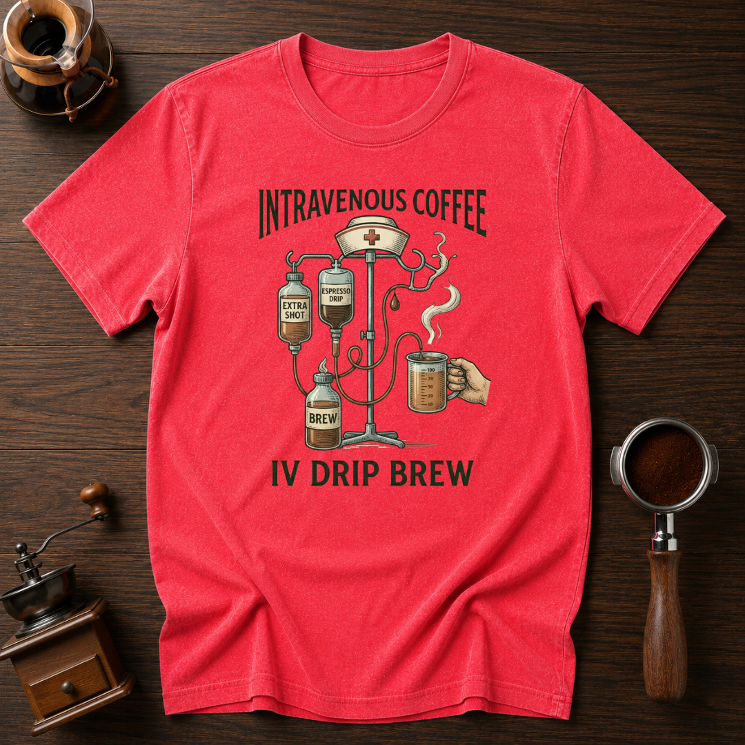 Intravenous Coffee Dyed T-shirt