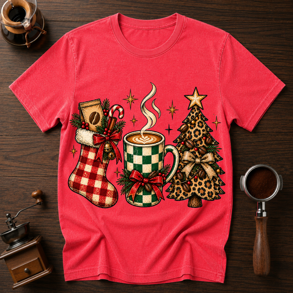 Cozy Christmas Dyed T-shirt