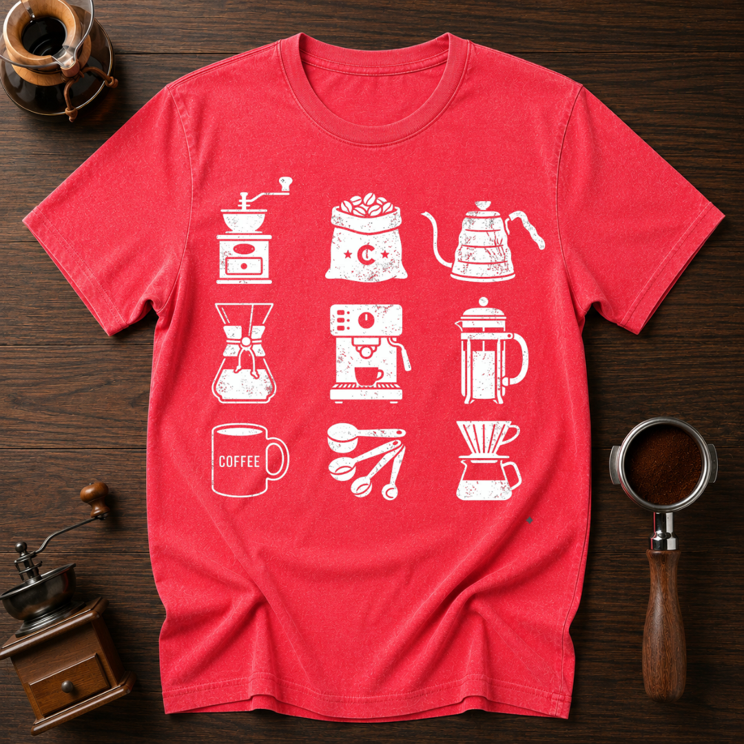 Coffee Objects Dyed T-shirt