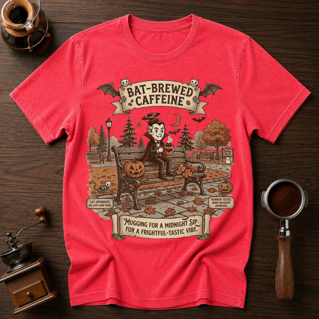 Mugging for a Sip Dyed T-shirt