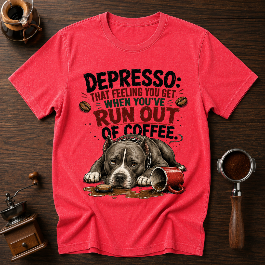 Depressed Pittie Dyed T-shirt
