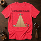 Optimal Brew Caculator Dyed T-shirt