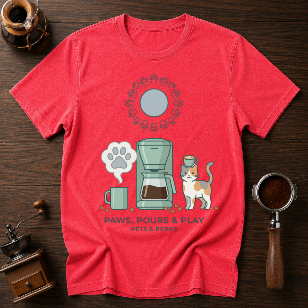 Paws Pours & Play Dyed T-shirt