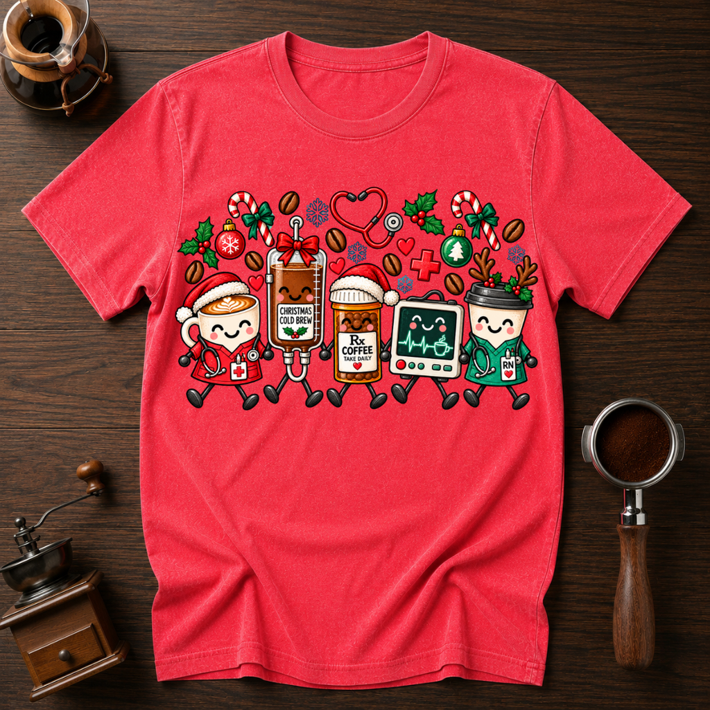 Critical Caffeine Care Crew Dyed T-shirt