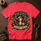 Dear Santa Define Decaf Dyed T-shirt