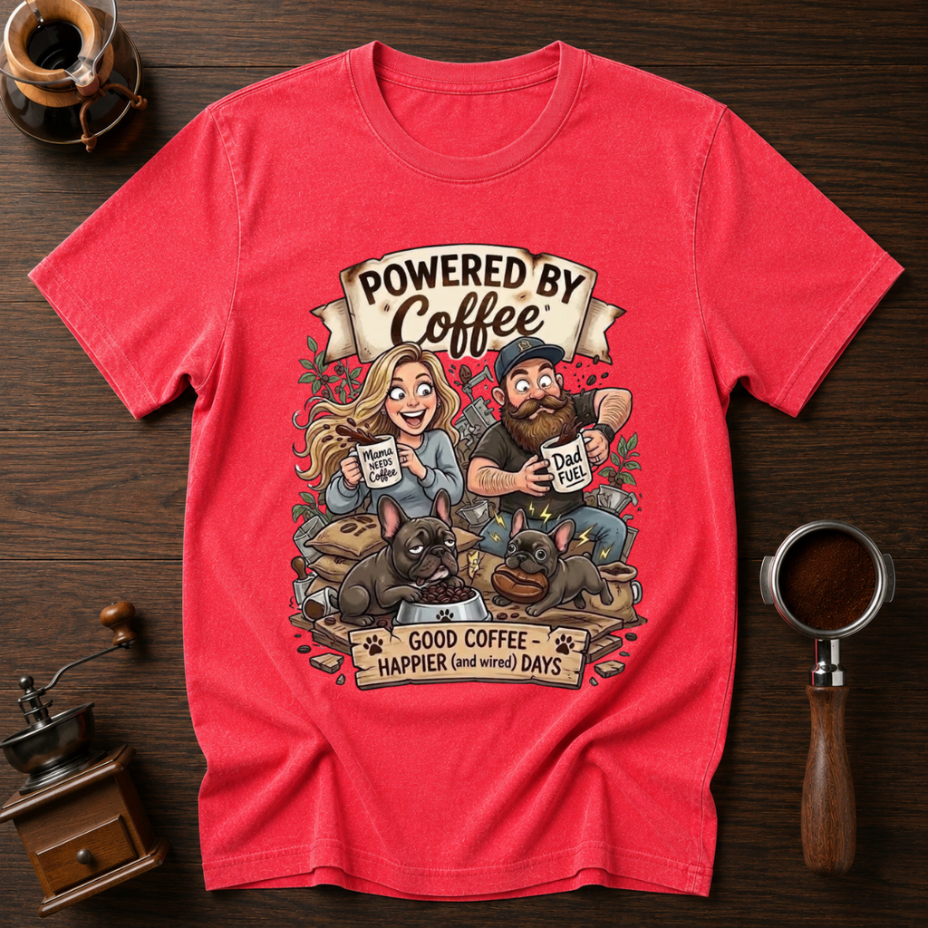 Good Coffee & Wired Days Dyed T-shirt
