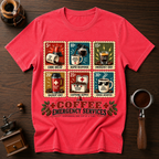 My Daily Coffee Forecast Dyed T-shirt