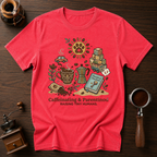 Caffeinating and Parentlng Dyed T-shirt