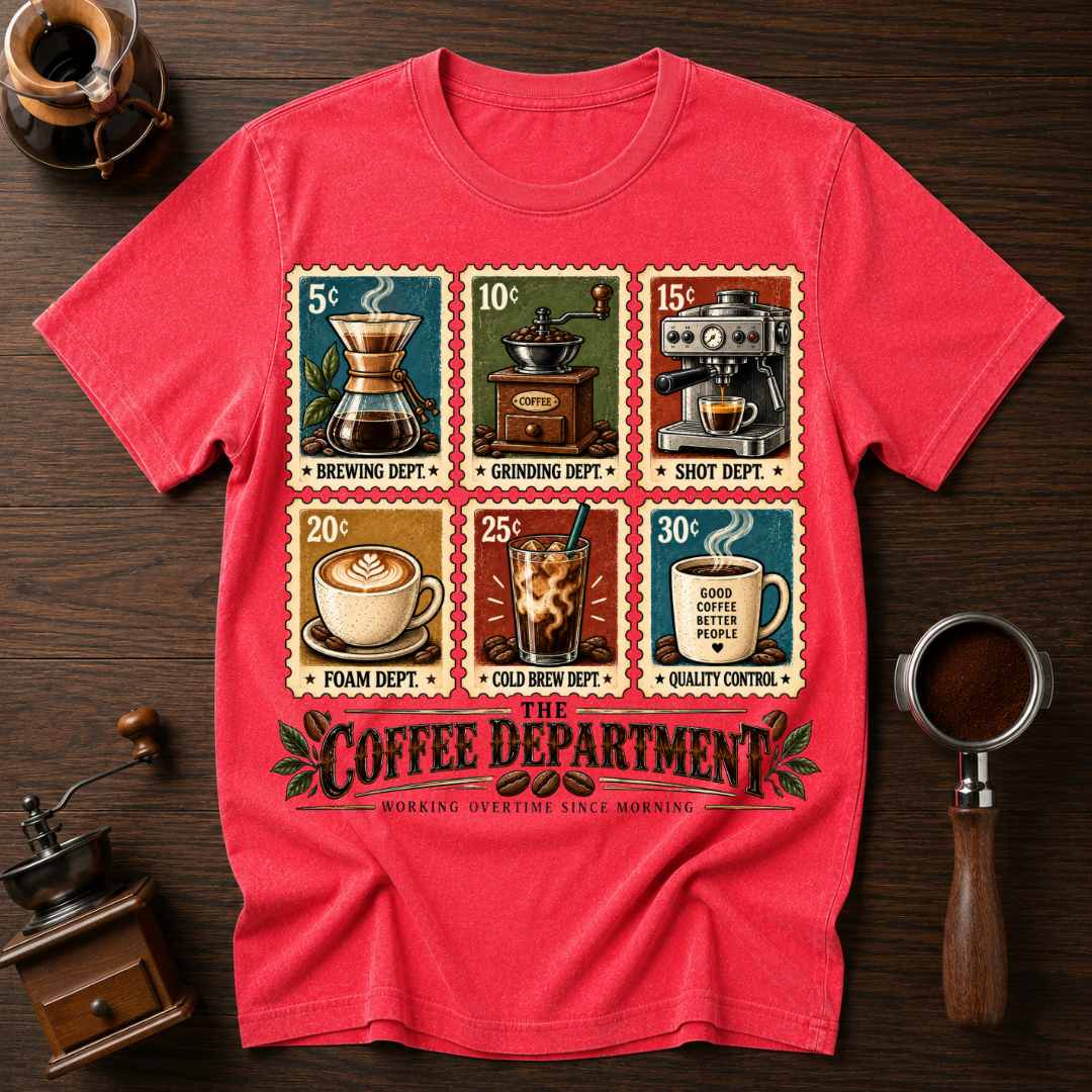 The Coffee Department-Dyed T-shirt