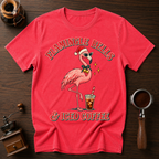 Flamingo Bells & Iced Coffee Dyed T-shirt