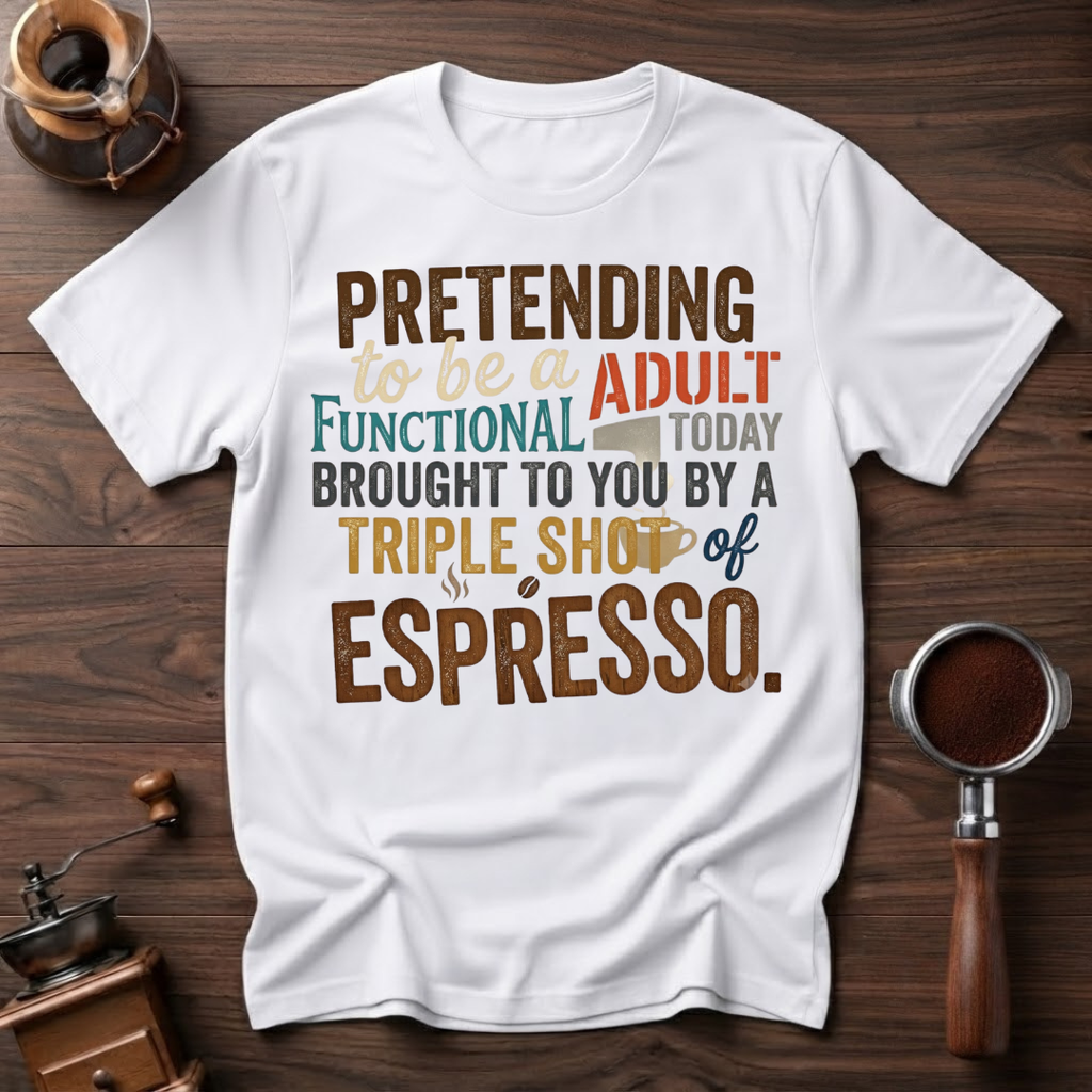 Pretending to be a Functional Adult Dyed T-shirt