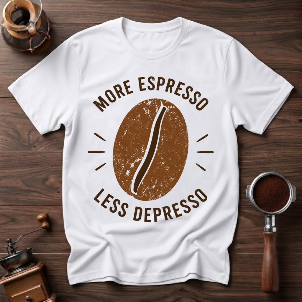 More Espresso Less Depresso Dyed T-Shirt