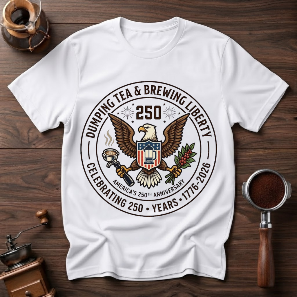 Dumping Tea Brewing Liberty Dyed T-shirt