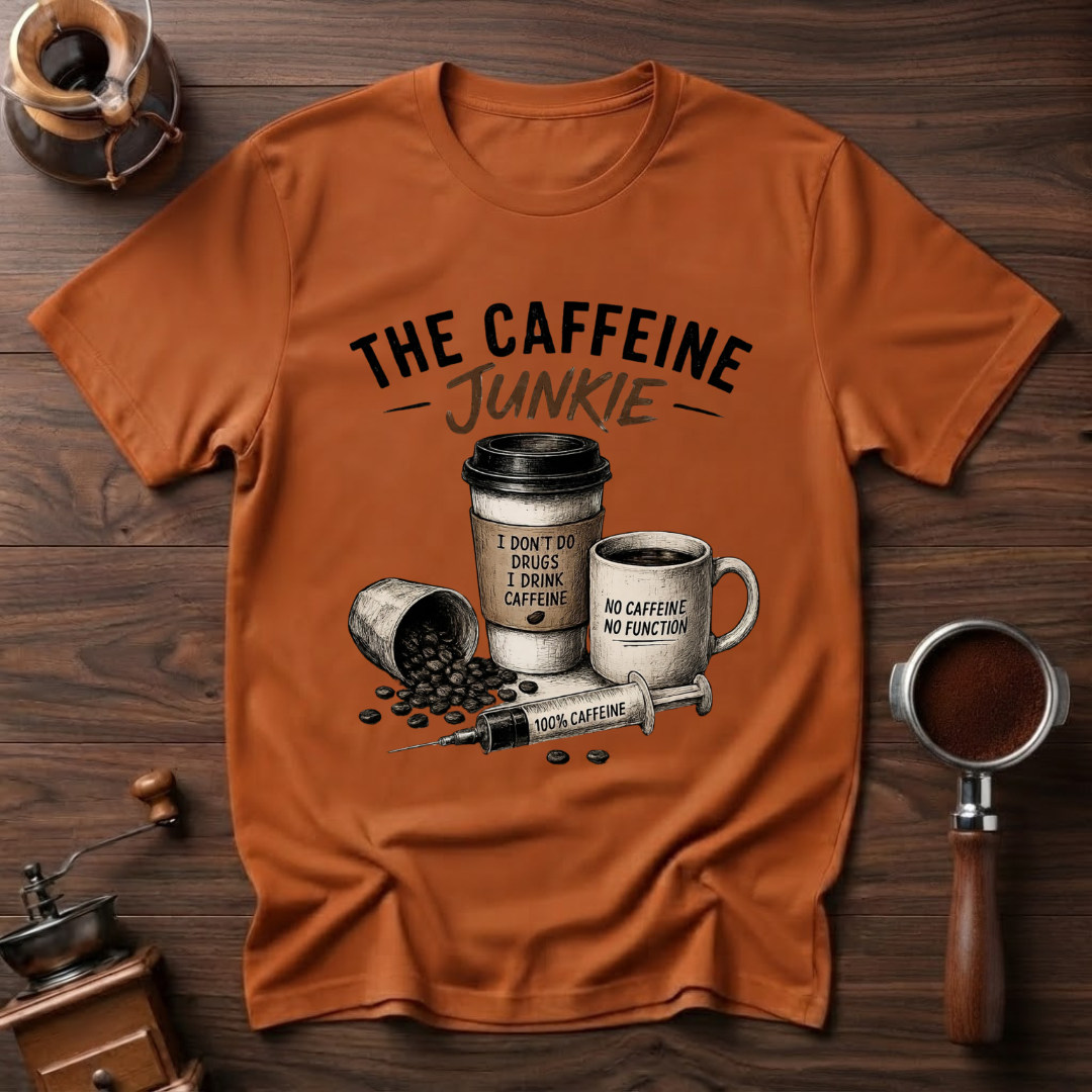 Caffeine is My Drug Dyed T-shirt