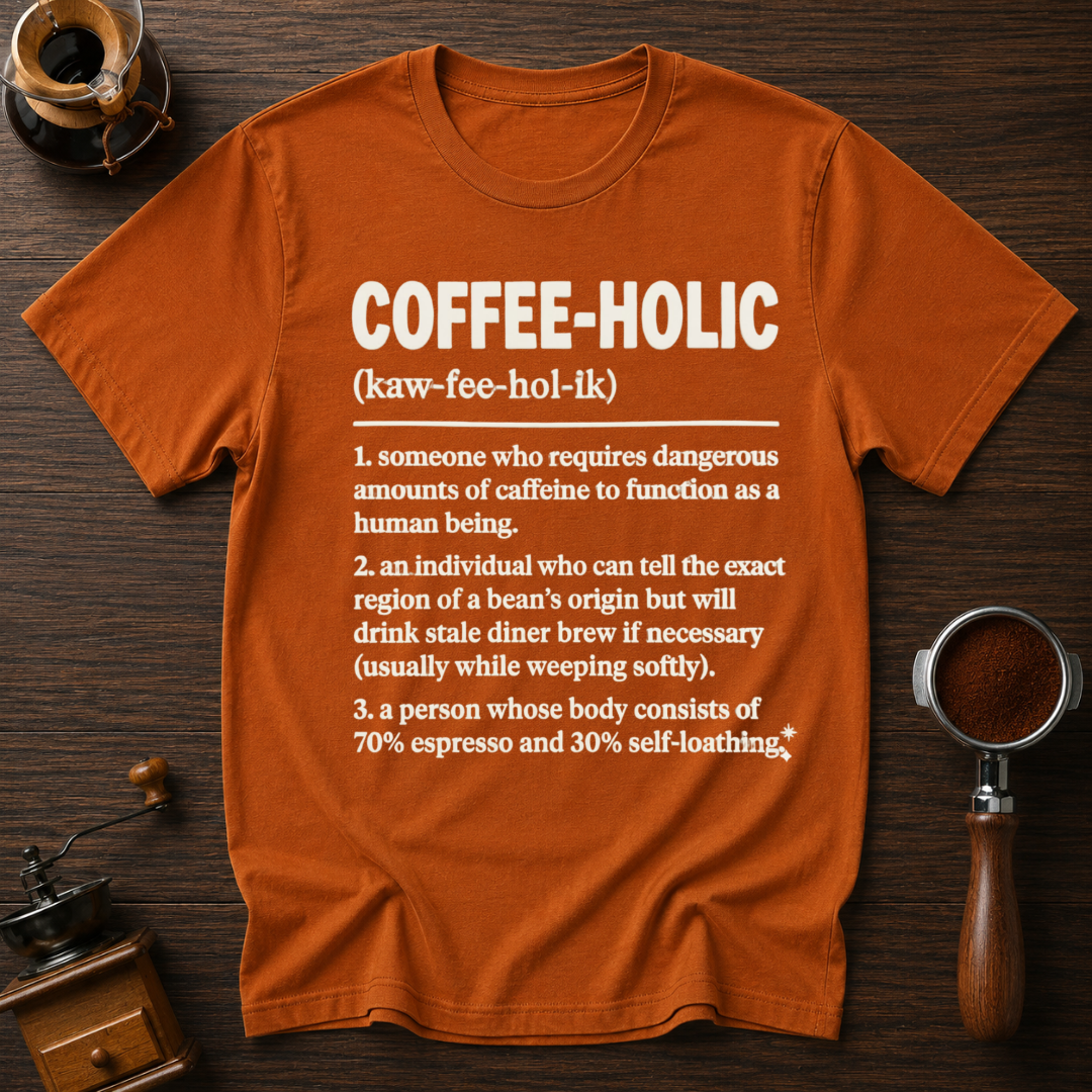 Coffee-Holic Dyed T-shirt