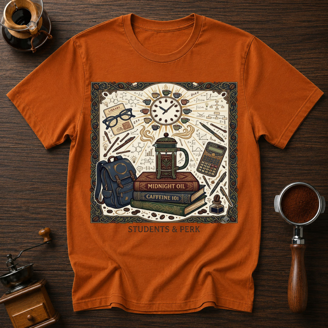 Caffeine 101 Dyed T-shirt