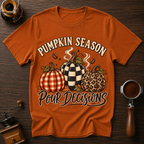 Pumpkin Season Pour Decisions Dyed T-shirt