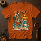 SPF 50 Espresso Double Dyed T-shirt