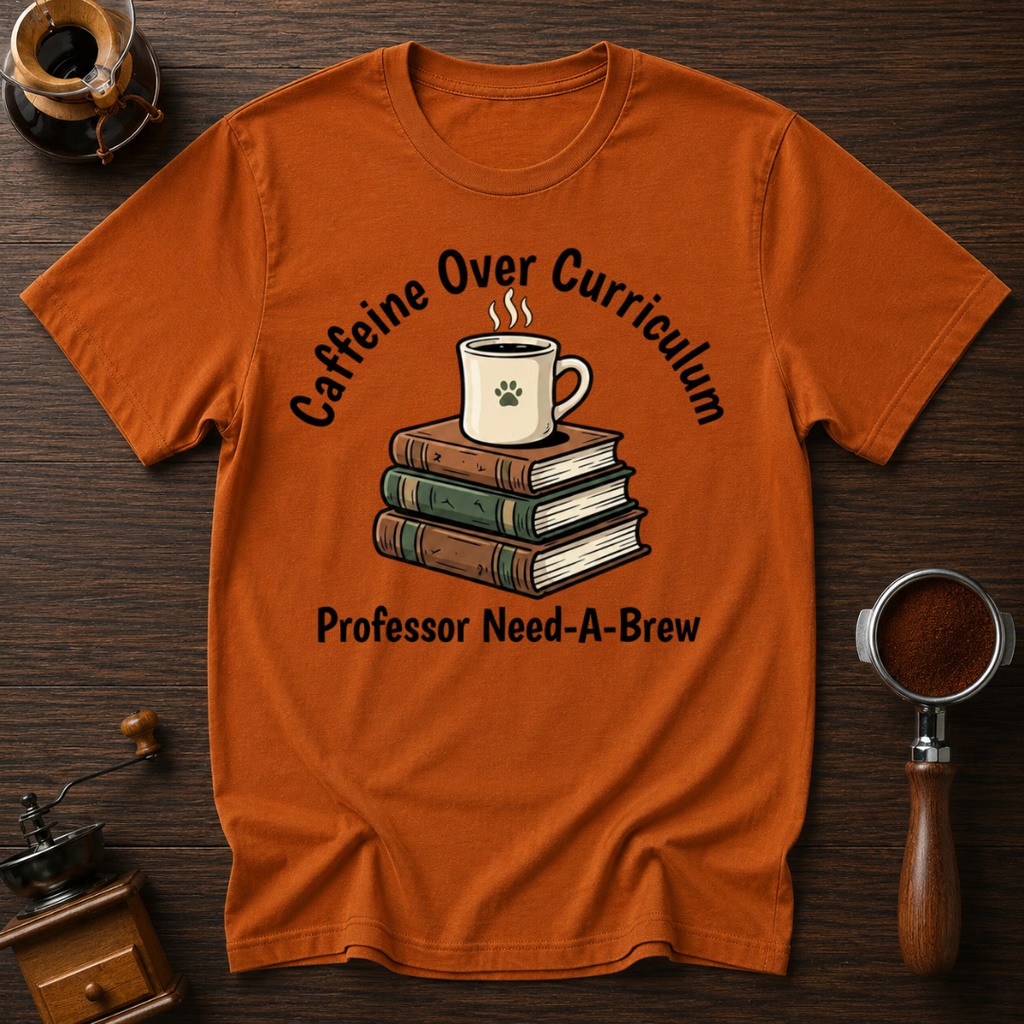 Caffeine Over Curriculum Dyed T-shirt