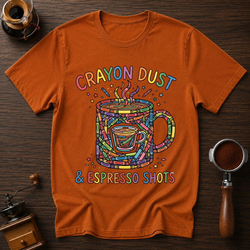 Crayon Dust Espresso Dyed T-shirt