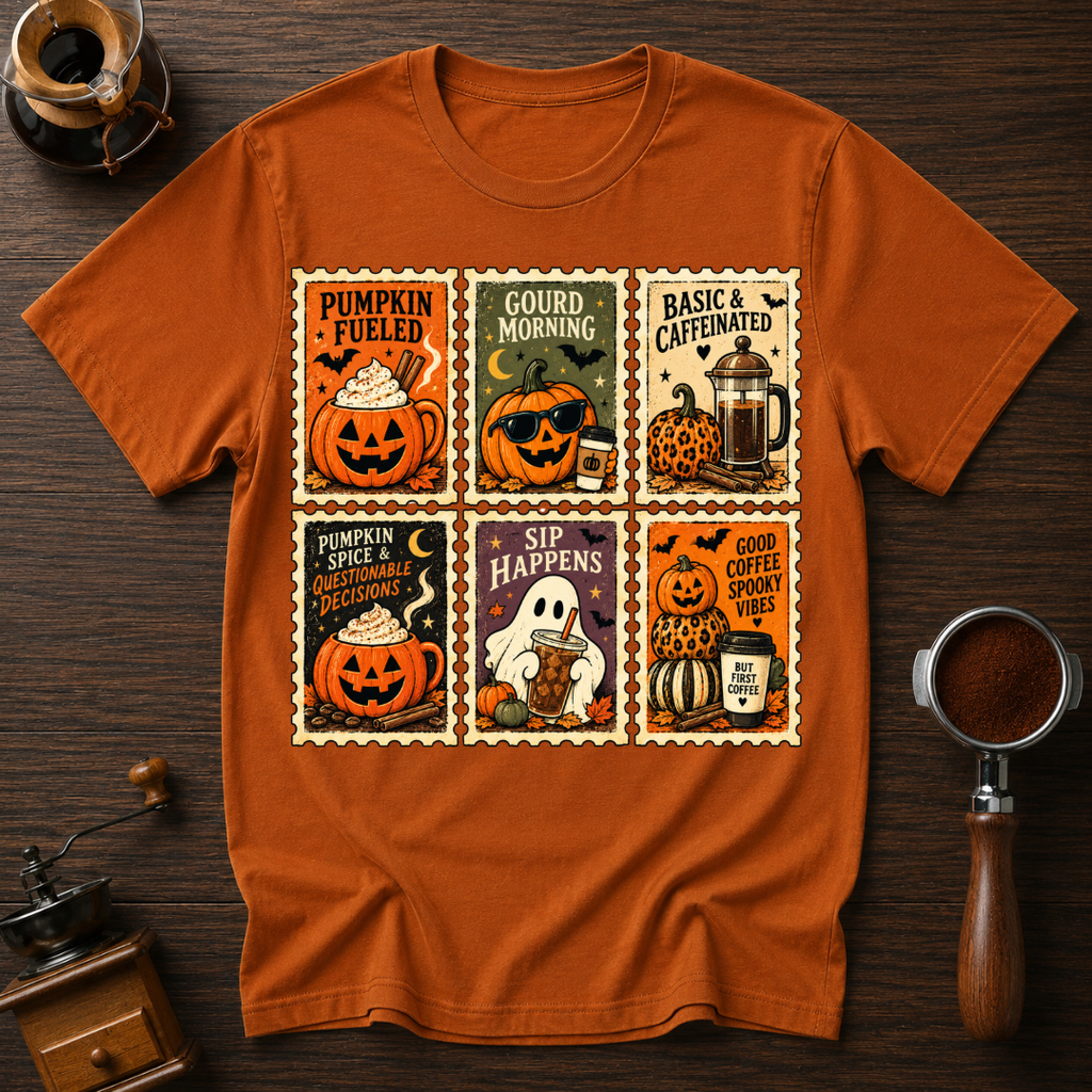 Pumpkin Fueled Dyed T-shirt