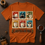 The Stages Of Caffeination Dyed T-shirt