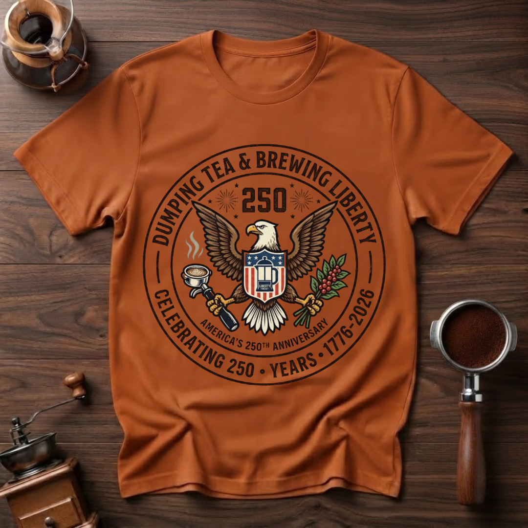 Dumping Tea Brewing Liberty Dyed T-shirt