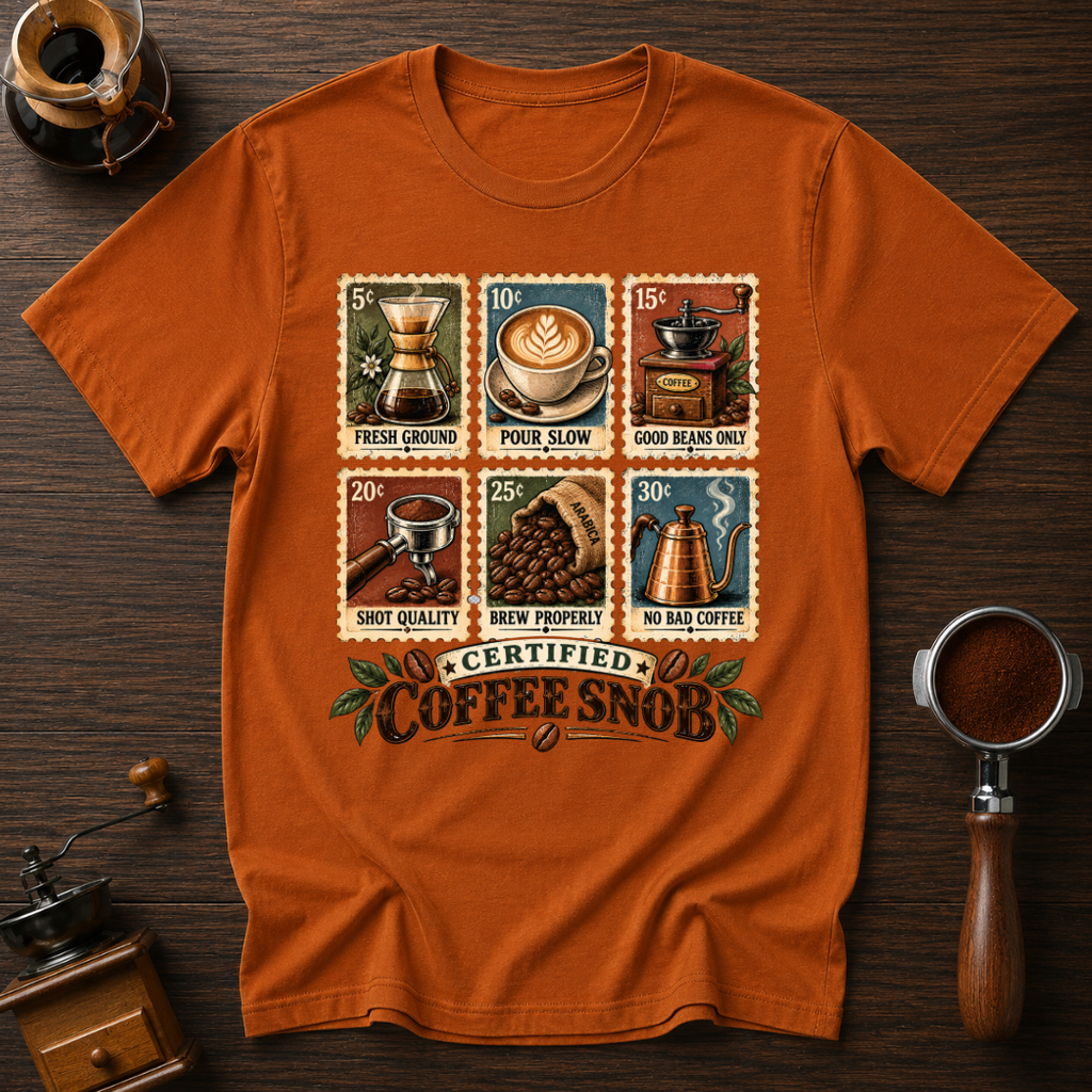 Certified Coffee Snob Dyed T-shirt