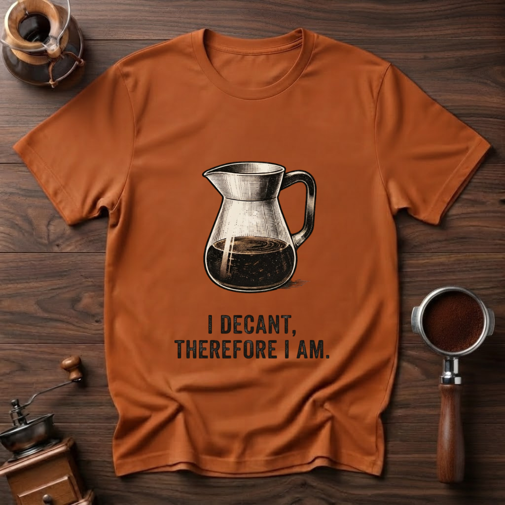 I Decant Therefore I Am Dyed T-shirt