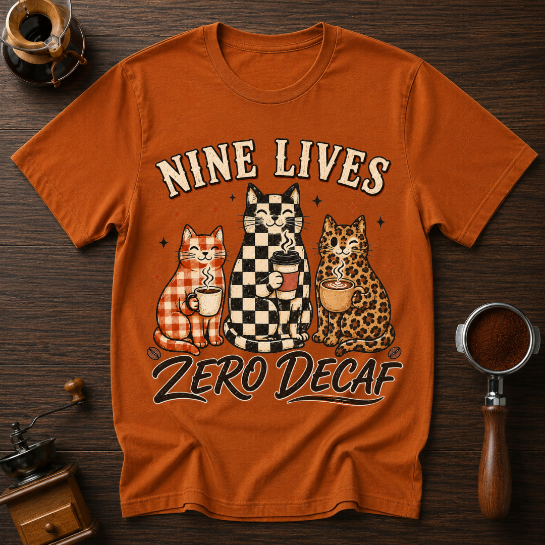 Nine Lives ZERO Decaf Dyed T-shirt