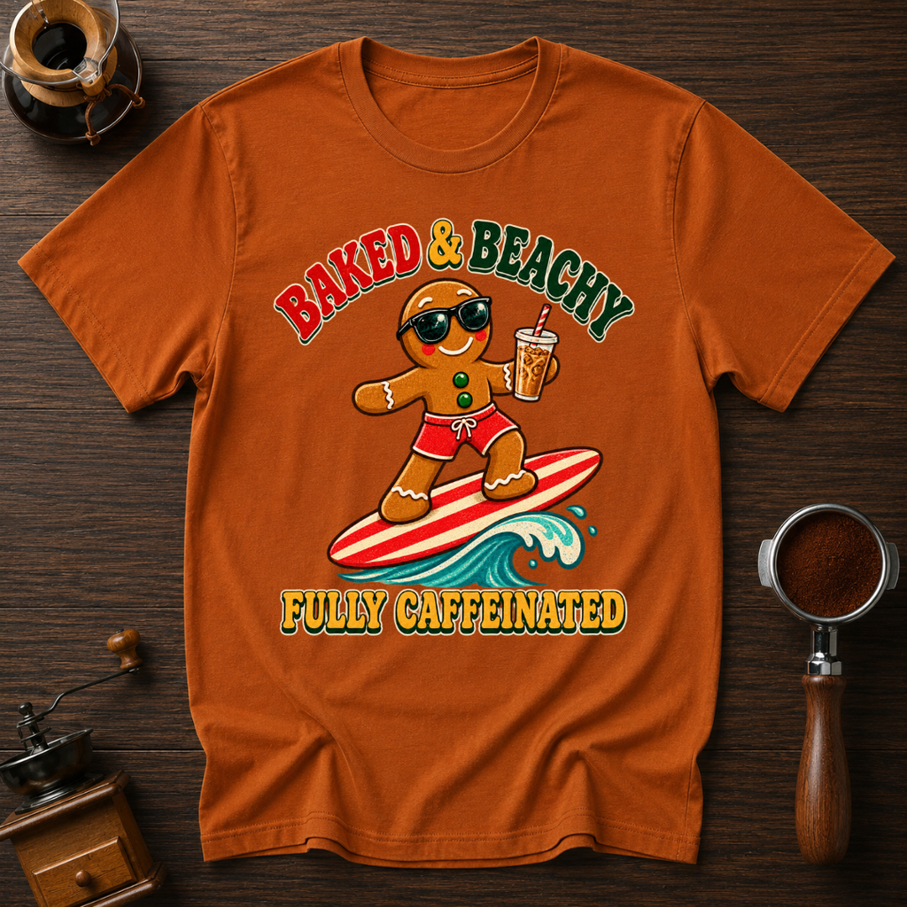 Baked & Beachy Fully Caffeinated Dyed T-shirt